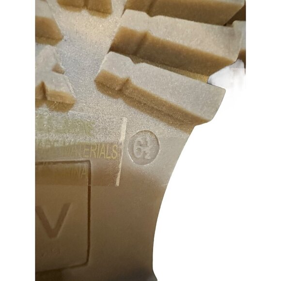 NWT DV By Dolce Vita Lonny‎ Boot Tan Chunky Heel Sherpa Lining Lug Sole Size 6.5 - Picture 10 of 12